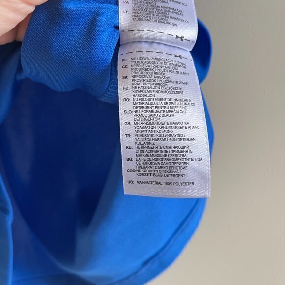 adidas Sequencials Climalite Run Tee T-shirt‎ Blue Short Sleeve Mens Size S - Picture 4 of 5